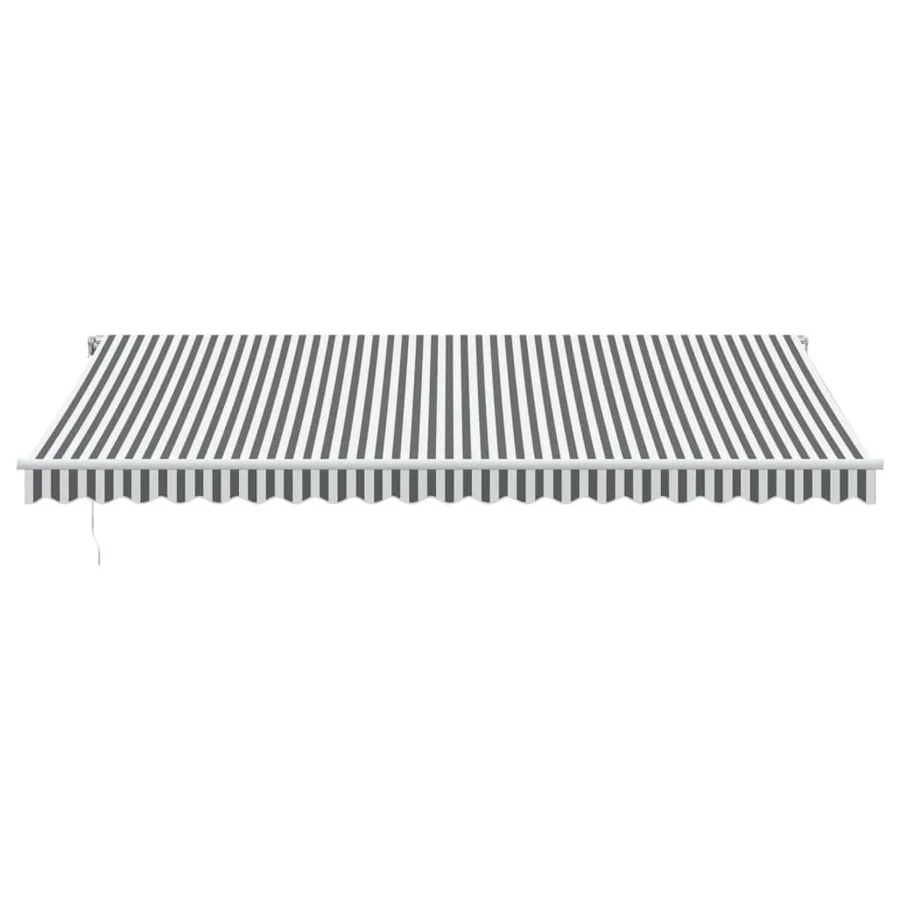 Auvent rétractable automatique avec LED anthracite et blanc - 4