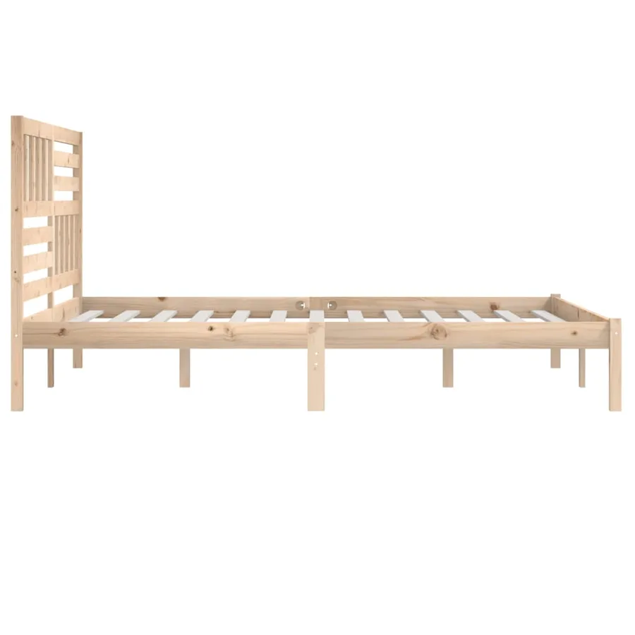 Cadre de lit sans matelas 180x200 cm bois massif de pin - 5