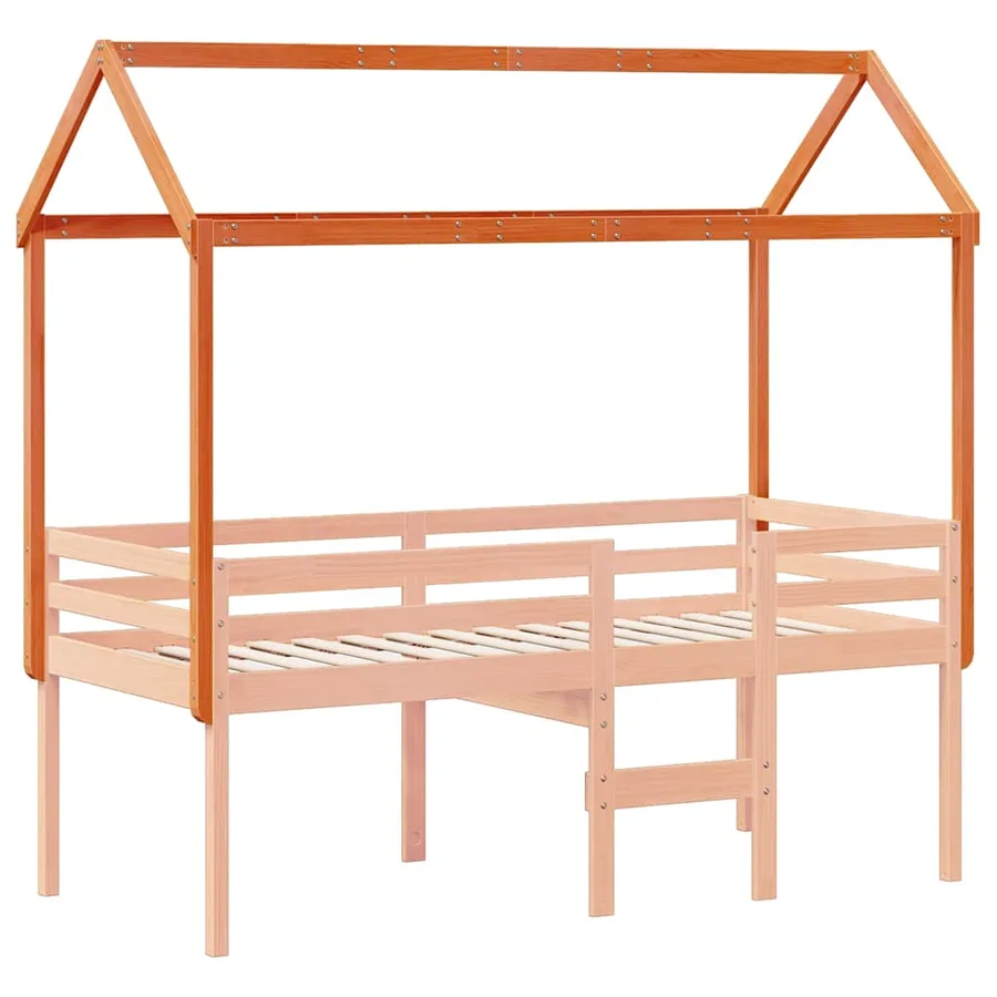 Toit de lit pour enfants 207x95,5x159 cm bois de pin massif - 3