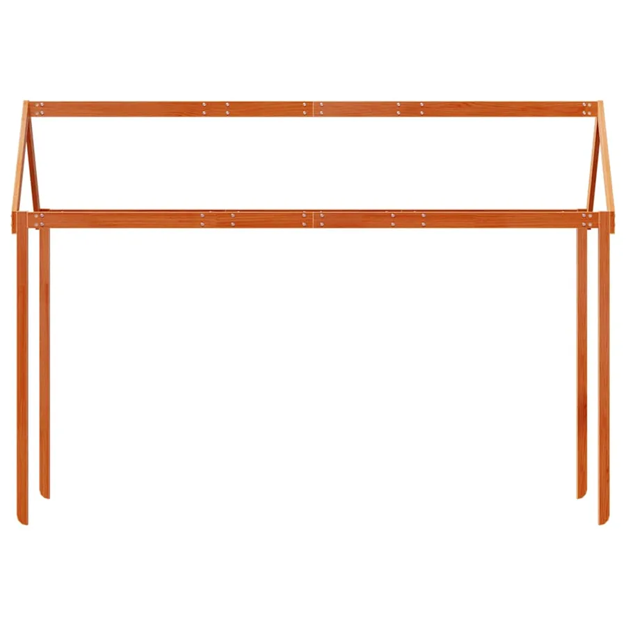 Toit de lit pour enfants 207x95,5x159 cm bois de pin massif - 4