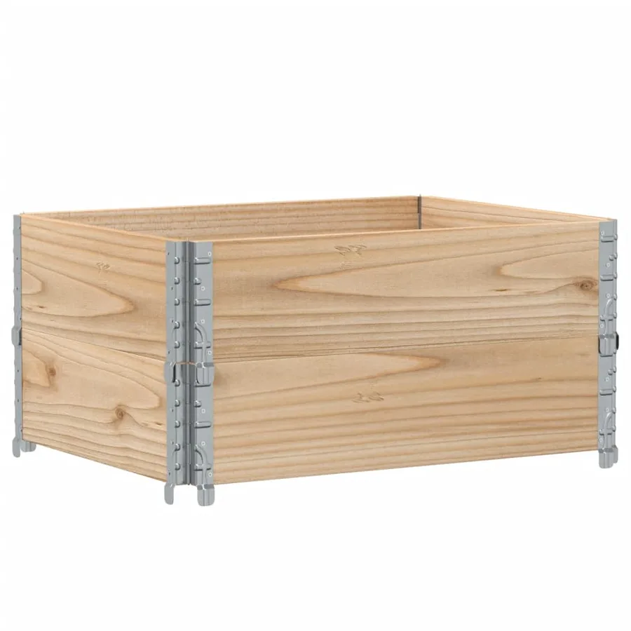 Jardinière 80x60 cm bois de pin massif - 2