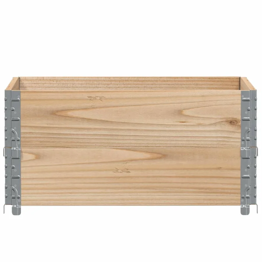 Jardinière 80x60 cm bois de pin massif - 3