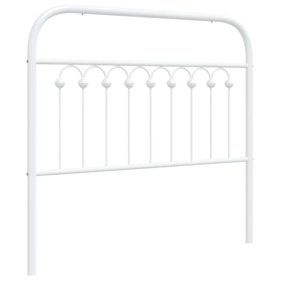 Tête de lit de remplacement métal blanc 100 cm - 2