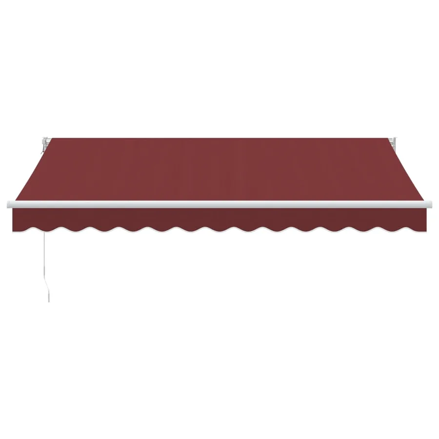 Auvent manuel rétractable bordeaux 350x250 cm - 3