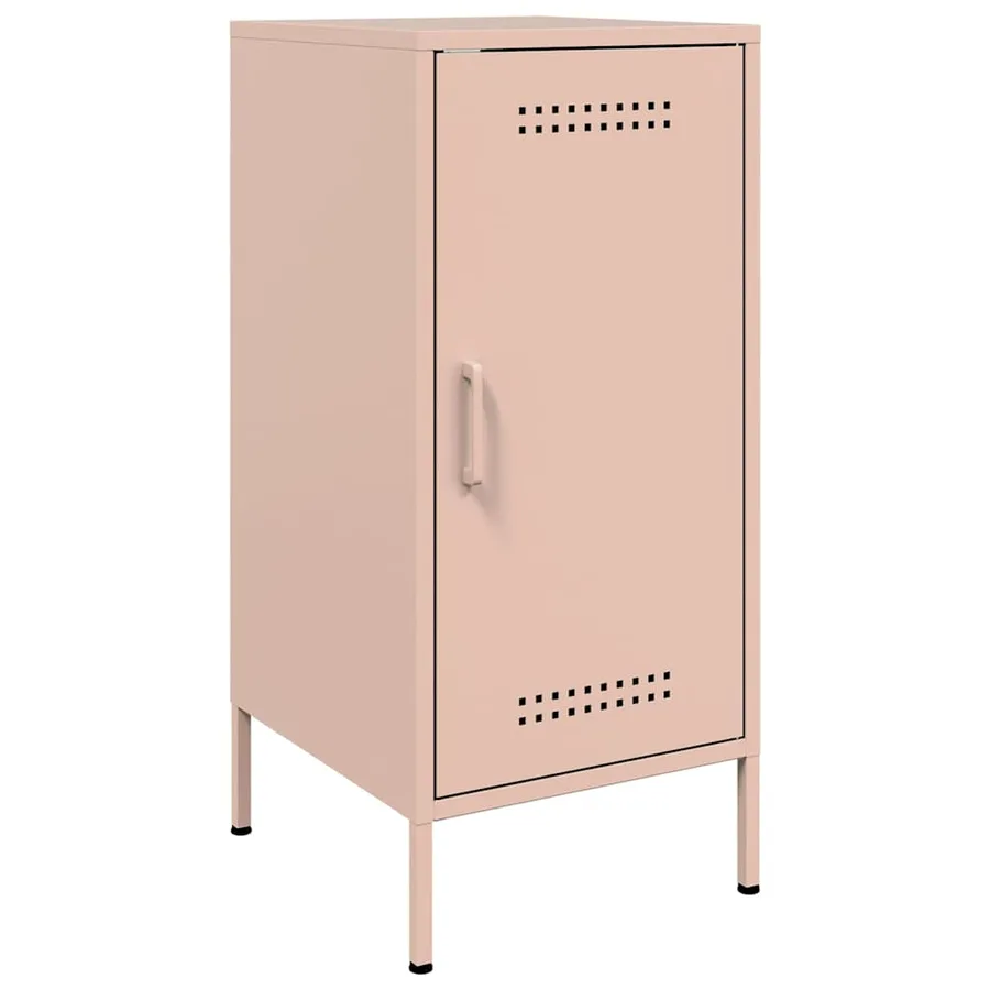 Buffets 2 pcs rose 36x39x79 cm acier - 6