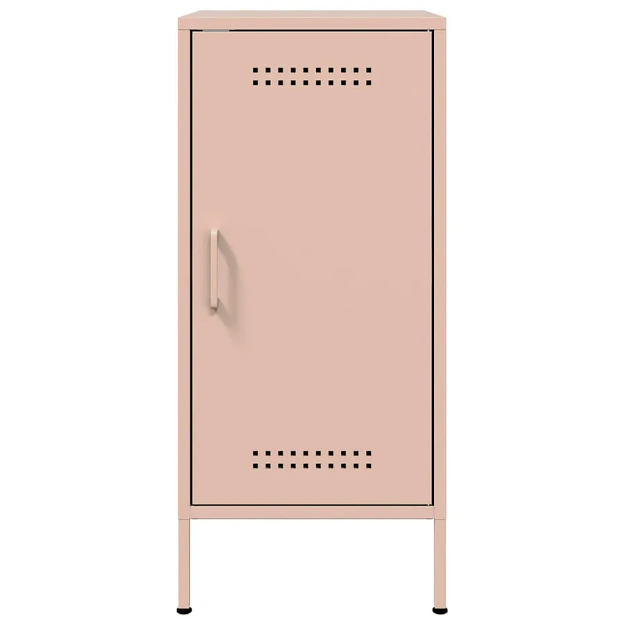 Buffets 2 pcs rose 36x39x79 cm acier - 7