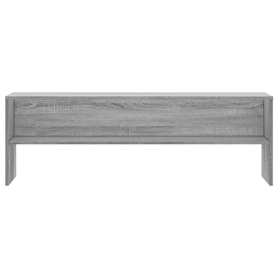 Meuble TV sonoma gris 120x40x40 cm bois d'ingénierie - 4