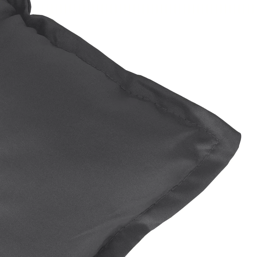 Coussins de chaise à dossier haut lot de 6 anthracite mélangé - 9