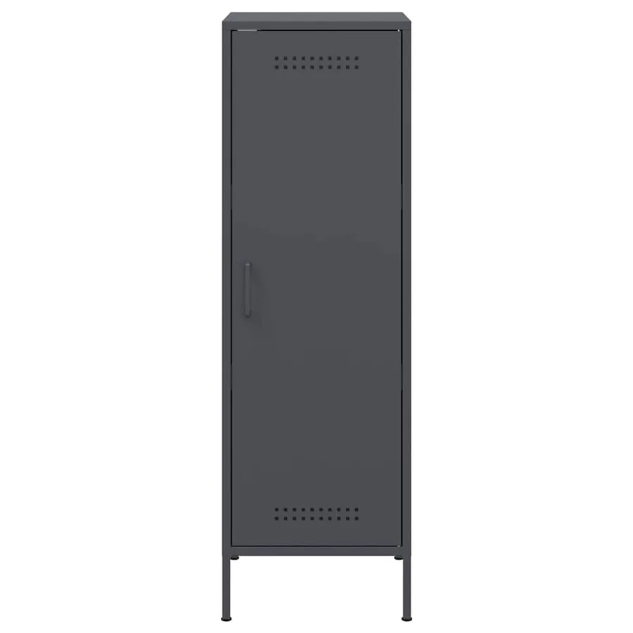 Buffet haut anthracite 36x39x113 cm acier - 6