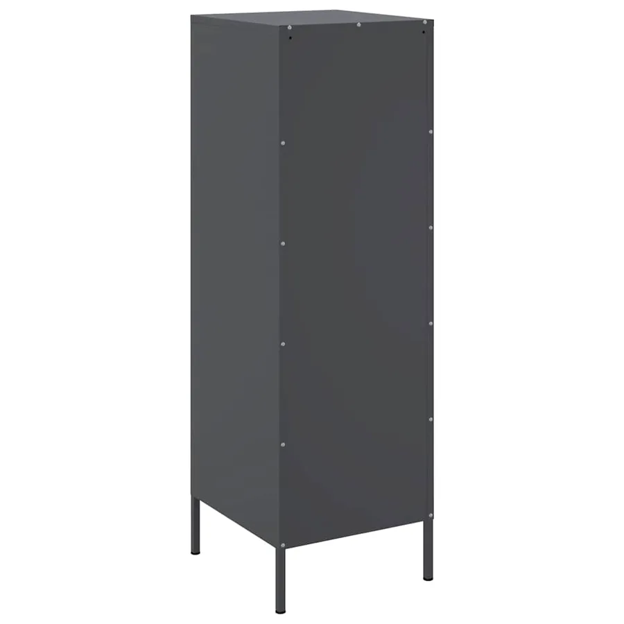 Buffet haut anthracite 36x39x113 cm acier - 8