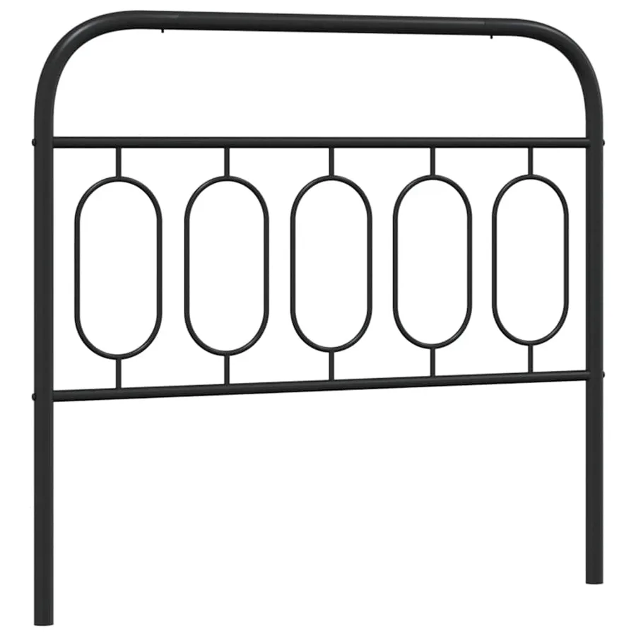 Tête de lit de remplacement métal noir 100 cm - 2