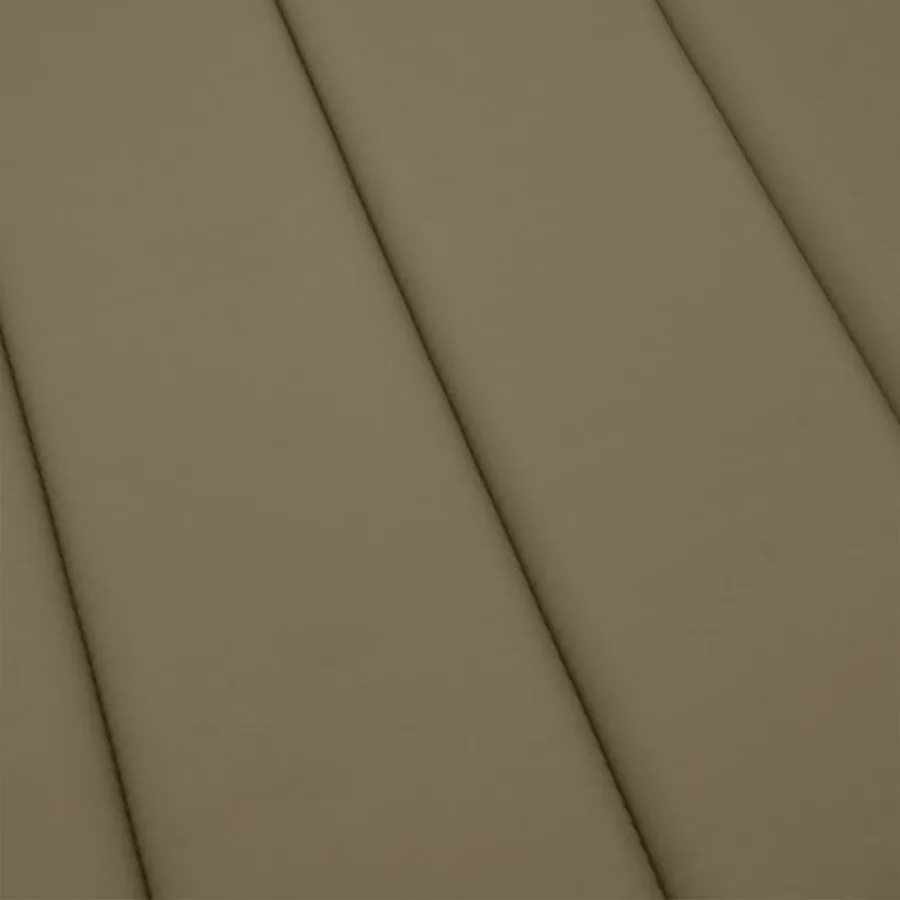 Coussin de chaise longue taupe mélangé 200x50x4 cm tissu - 7
