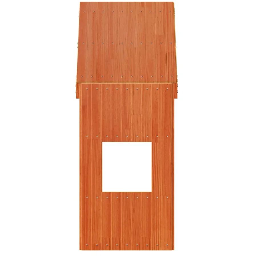 Toit de lit pour enfants 55x84x132 cm bois de pin massif - 4