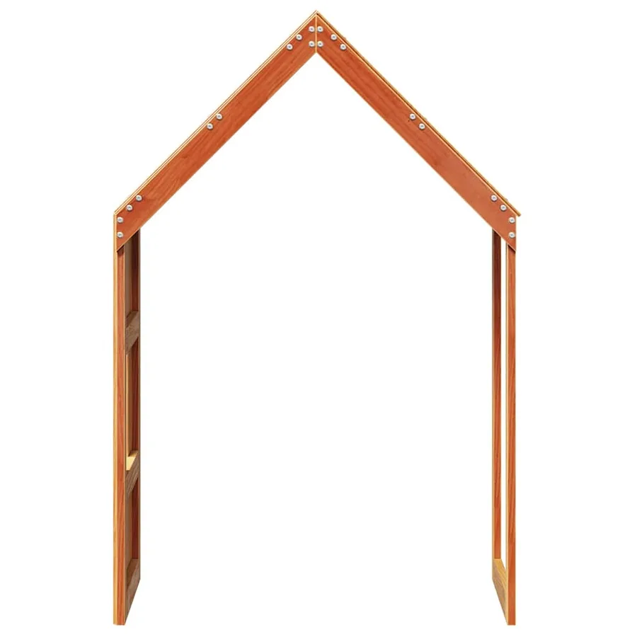 Toit de lit pour enfants 55x84x132 cm bois de pin massif - 5