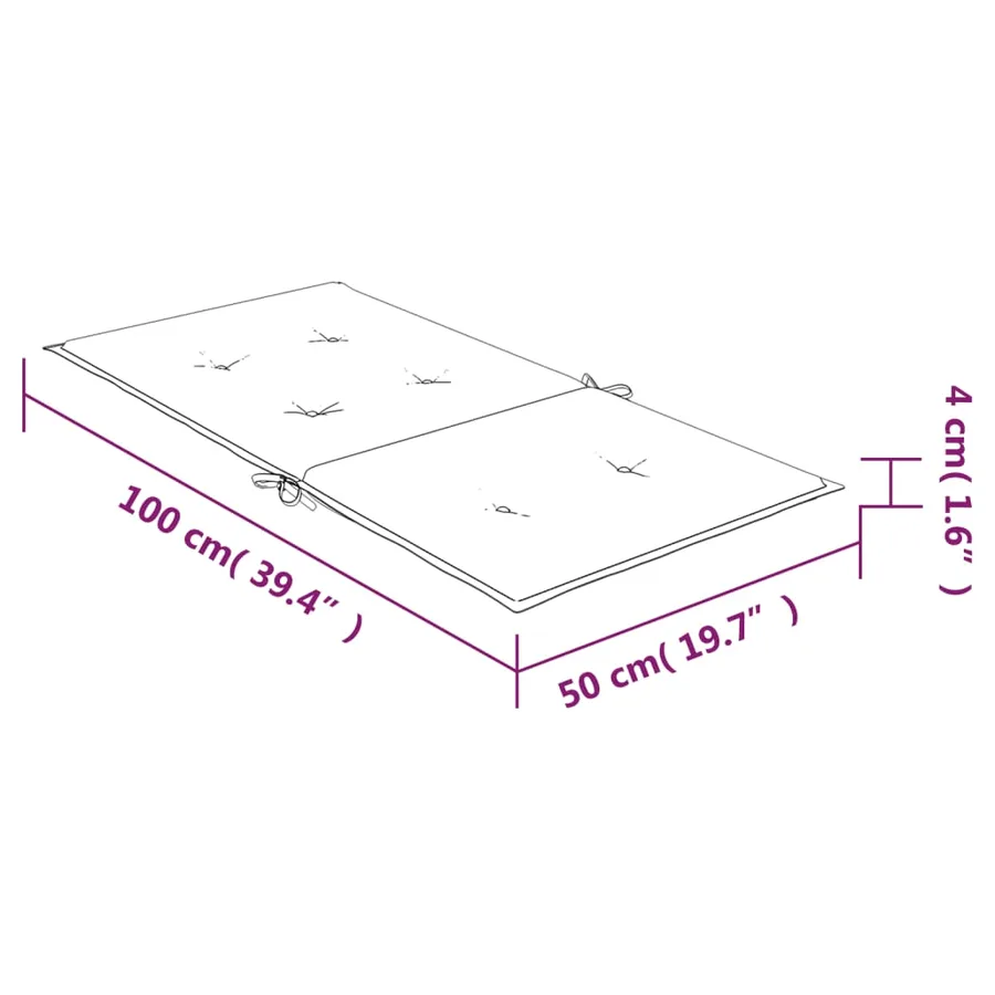 Coussins de chaise à dossier bas lot de 2 modèle de feuille - 10