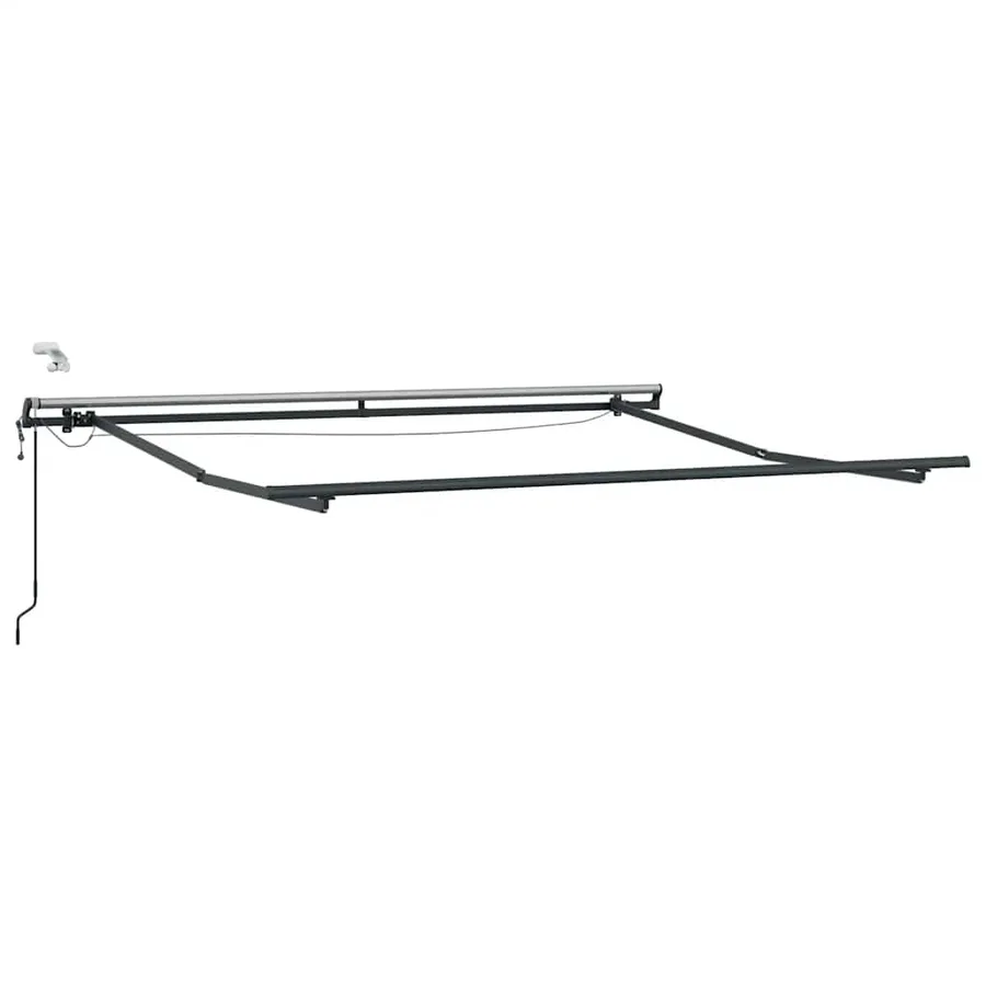 Auvent rétractable automatique avec LED anthracite et blanc - 7