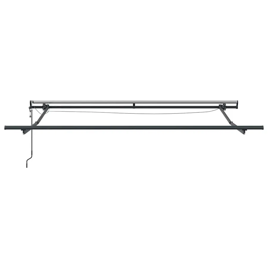 Auvent rétractable automatique avec LED anthracite et blanc - 9