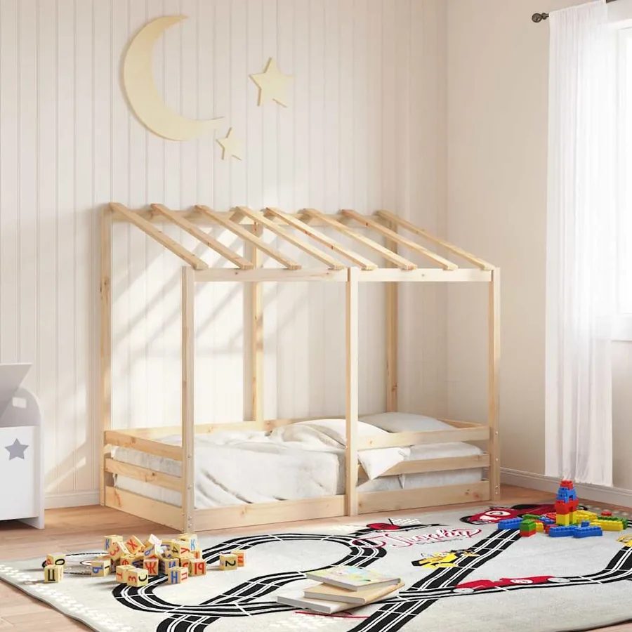 Lit pour enfants sans matelas 80x160 cm bois massif de pin