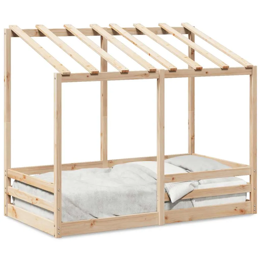 Lit pour enfants sans matelas 80x160 cm bois massif de pin - 2