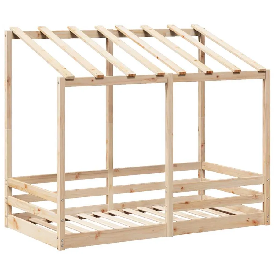 Lit pour enfants sans matelas 80x160 cm bois massif de pin - 3