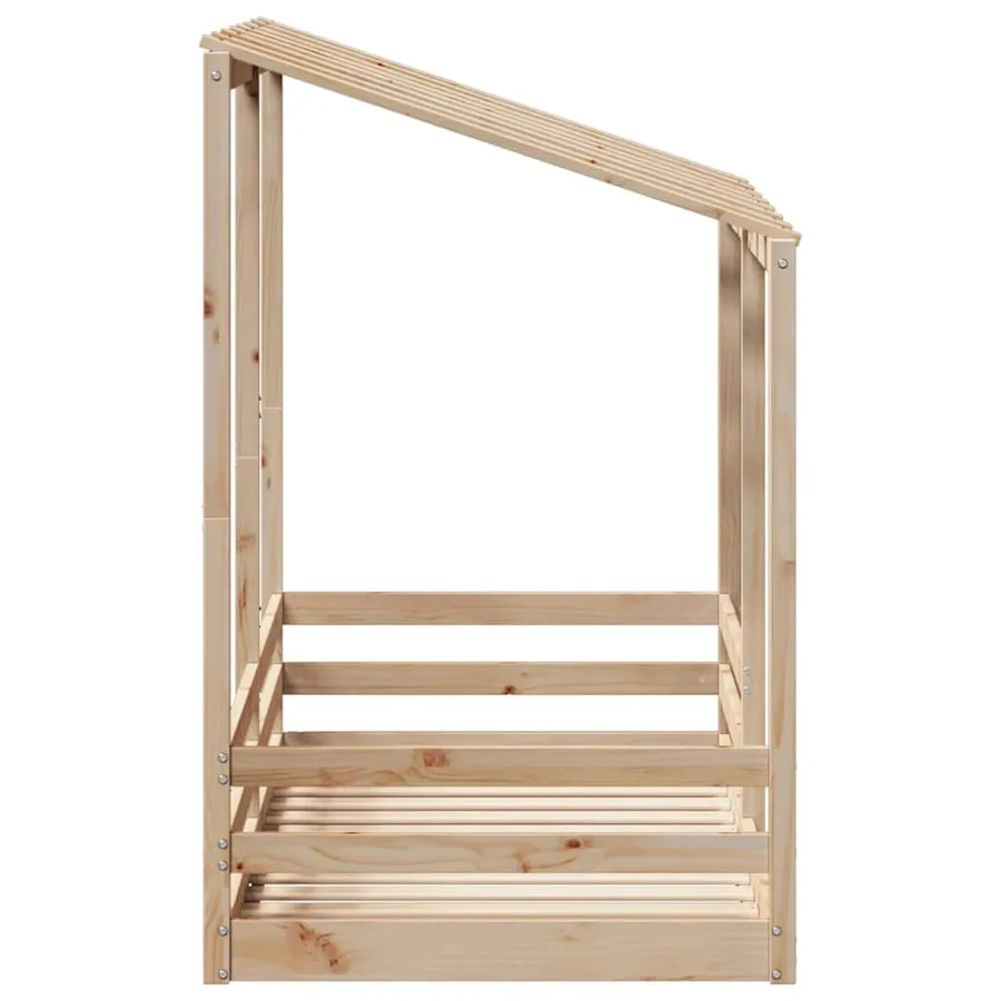 Lit pour enfants sans matelas 80x160 cm bois massif de pin - 5