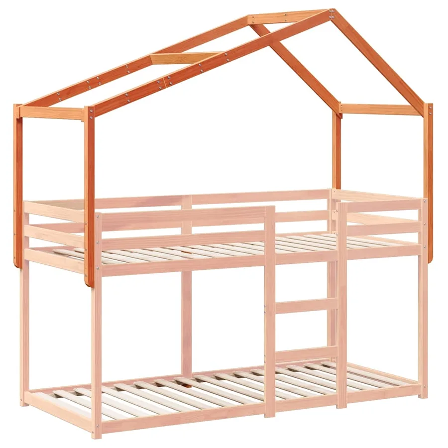 Toit de lit pour enfants 203x80,5x142 cm bois de pin massif - 3