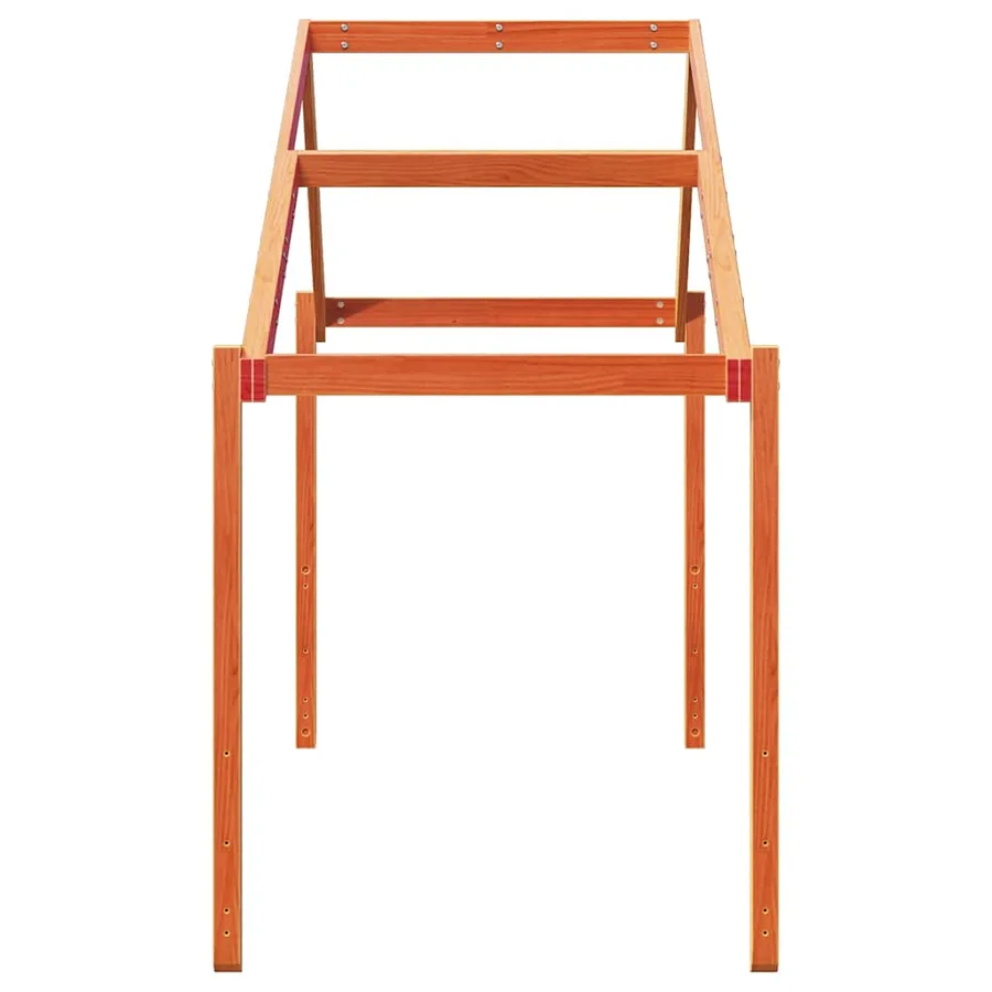Toit de lit pour enfants 203x80,5x142 cm bois de pin massif - 5