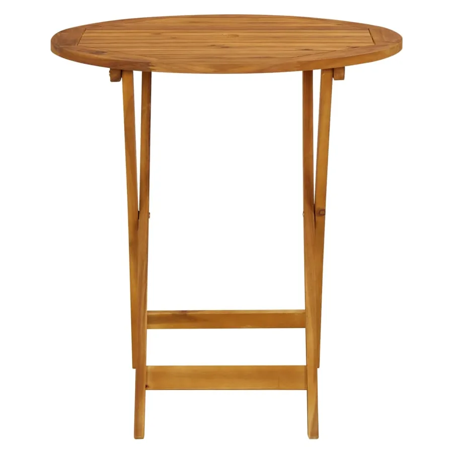 Ensemble de bistro 3 pcs gris polypropylène et bois massif - 6