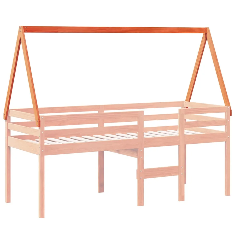 Toit de lit pour enfants 209x85,5x88 cm bois de pin massif - 3