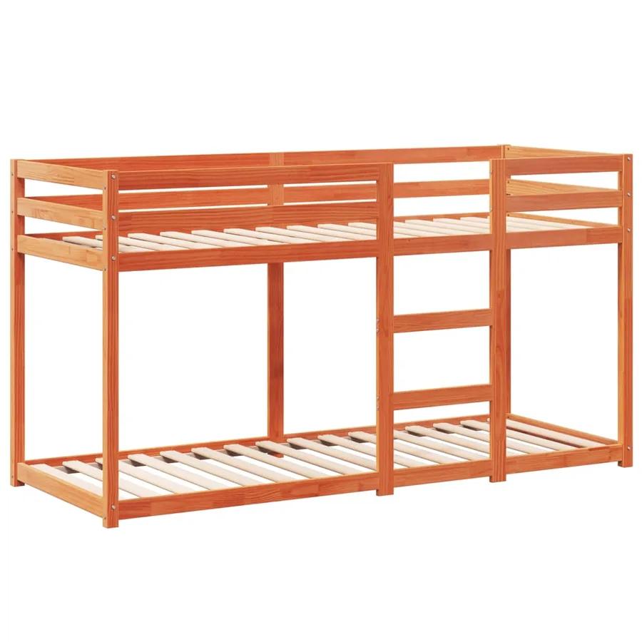 Lit superposé sans matelas cire marron 80x200 cm pin massif - 7