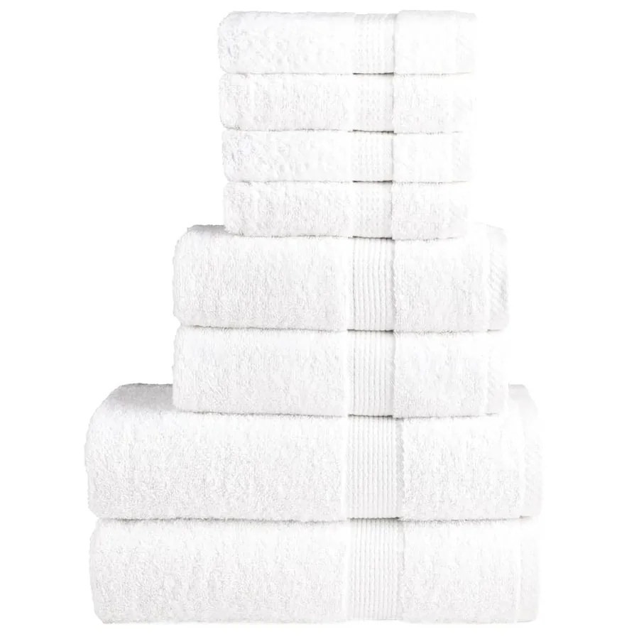Ensemble de serviettes de qualité supérieure SOLUND 8 pcs blanc