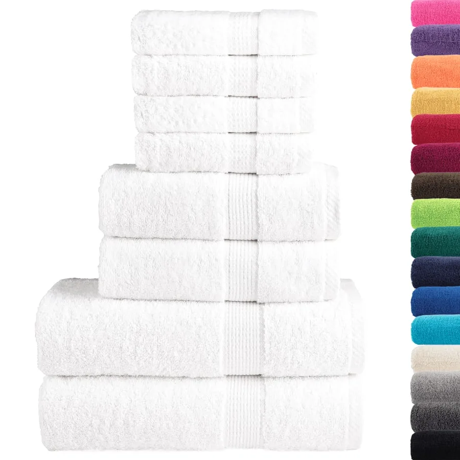 Ensemble de serviettes de qualité supérieure SOLUND 8 pcs blanc - 2