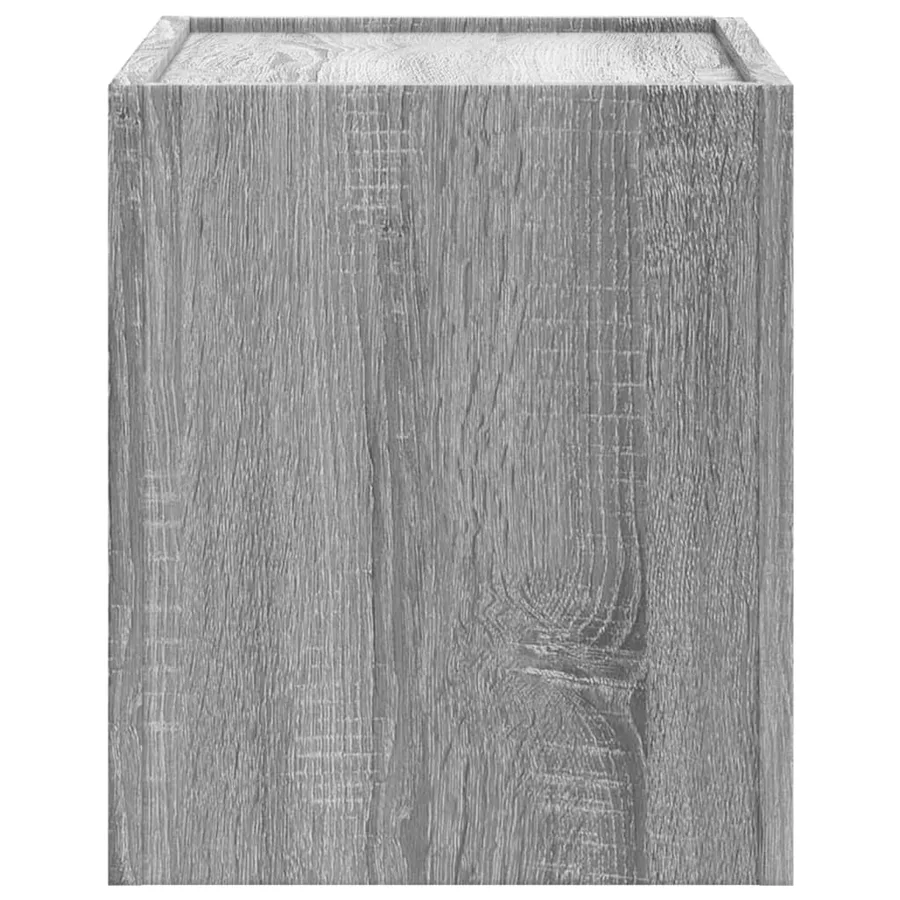 Tables de chevet murales 2 pcs sonoma gris 45x30x35 cm - 6