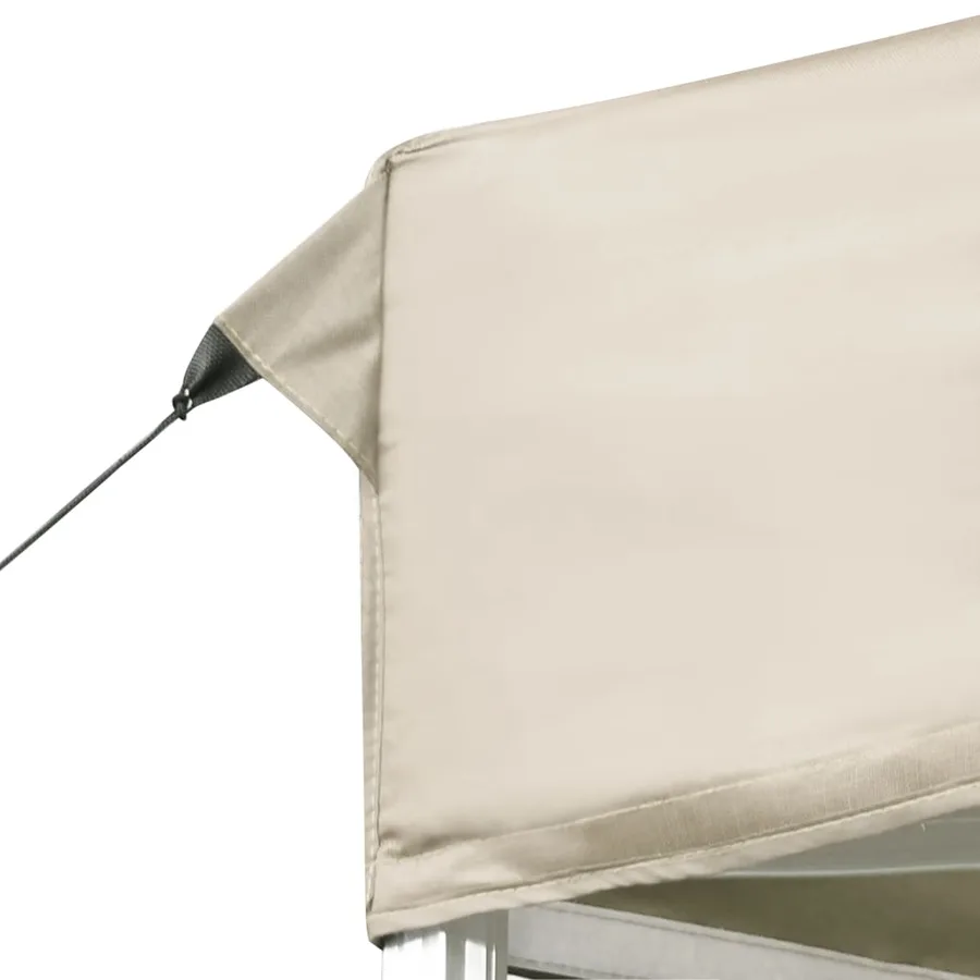 Tente de réception pliable avec parois Aluminium 6 x 3 m Crème - 8