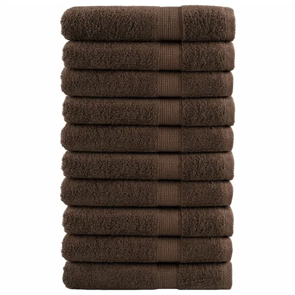 Serviettes de qualité supérieure SOLUND 10 pcs marron 600 g/m²