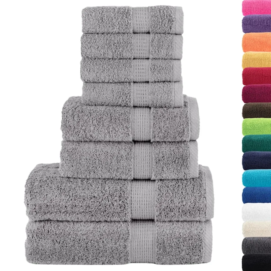 Ensemble de serviettes de qualité supérieure SOLUND 8 pcs gris - 2