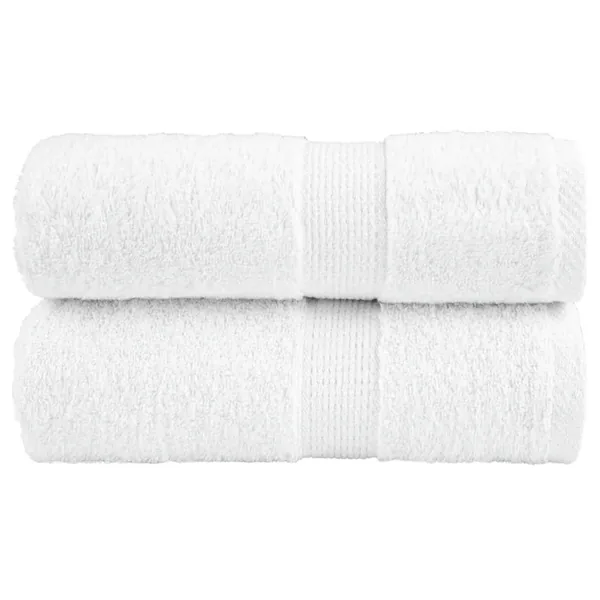 Serviettes d'invité de qualité supérieure SOLUND 2 pcs blanc