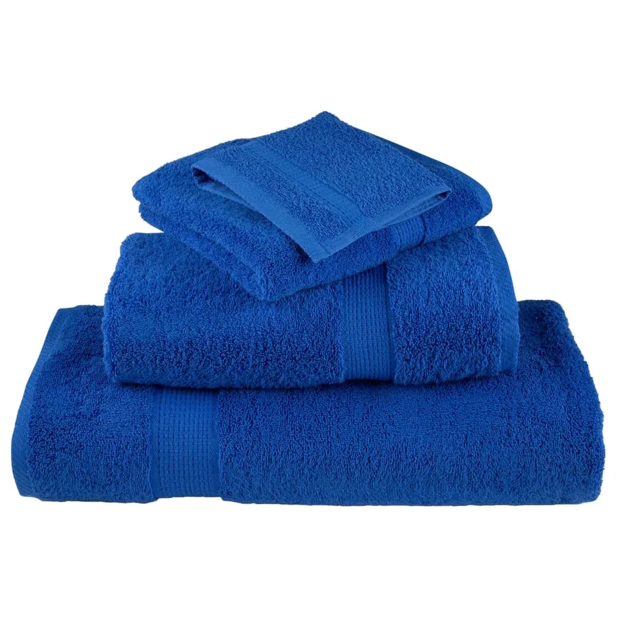 Serviettes d'invité de qualité supérieure SOLUND 4 pcs bleu - 4