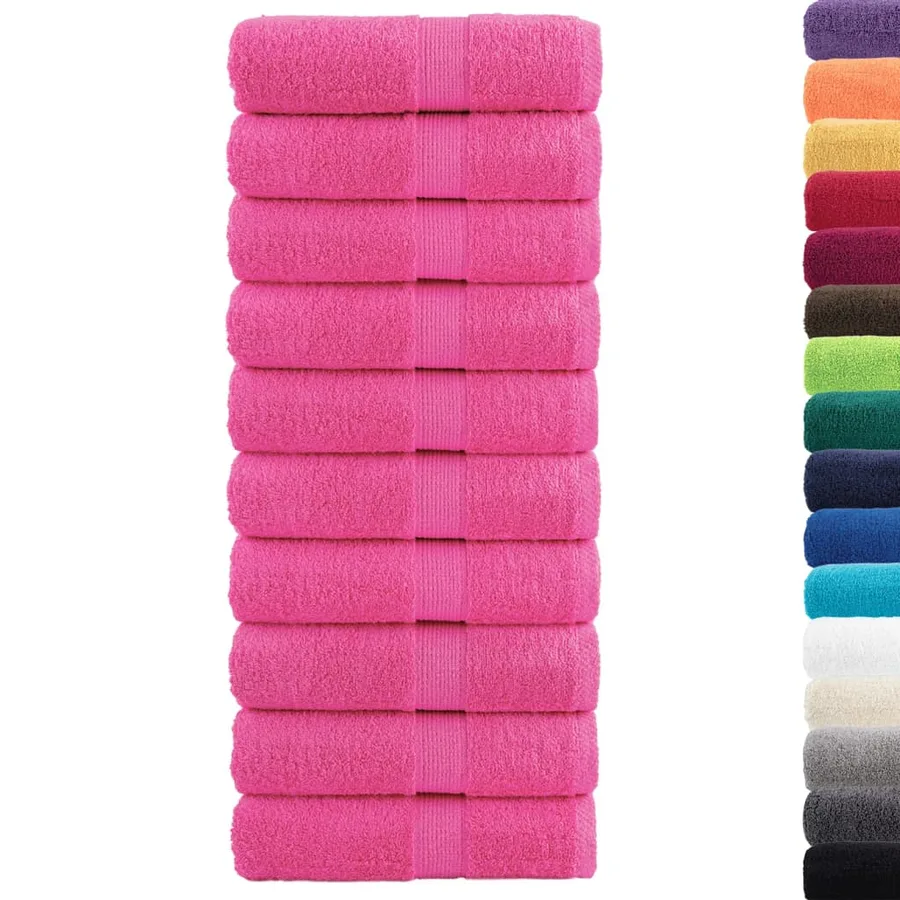 Serviettes d'invité de qualité supérieure SOLUND 10 pcs rose - 2