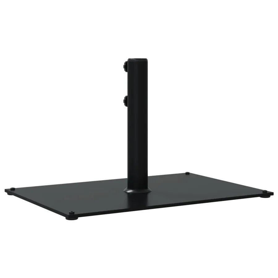 Base de parasol pour mâts Ø32/38/48 mm 15 kg rectangulaire - 6