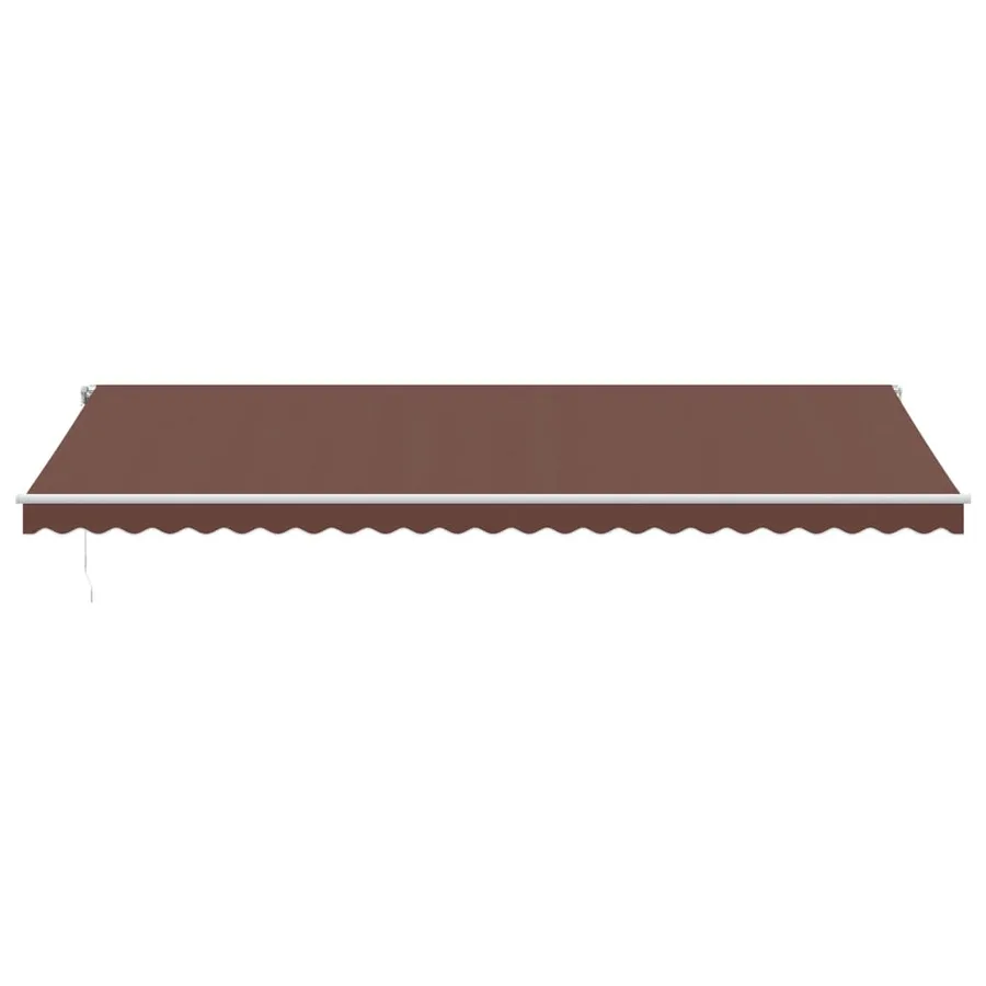 Auvent rétractable automatique marron 600x350 cm - 3