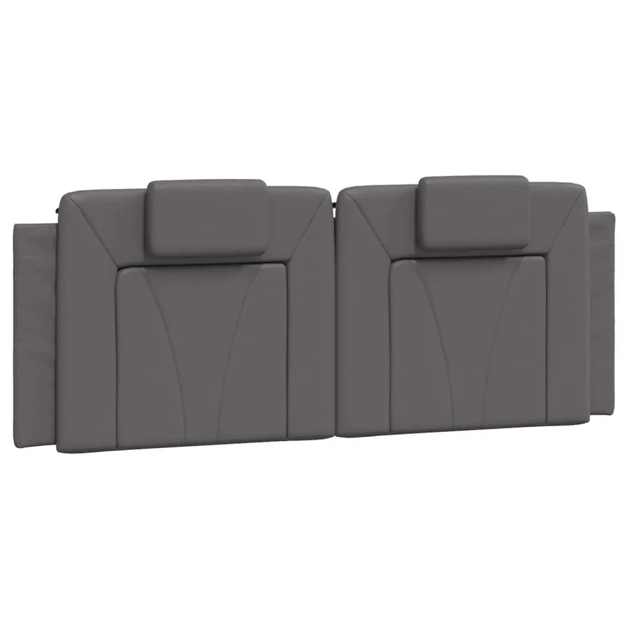 Cadre de lit Viana avec LED sans matelas gris 140x190 cm - 7