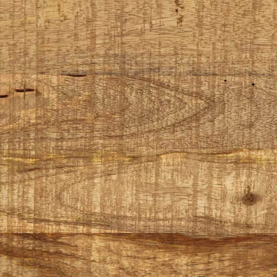 Buffet blanc et marron 55x30x73 cm bois de manguier solide brut - 10