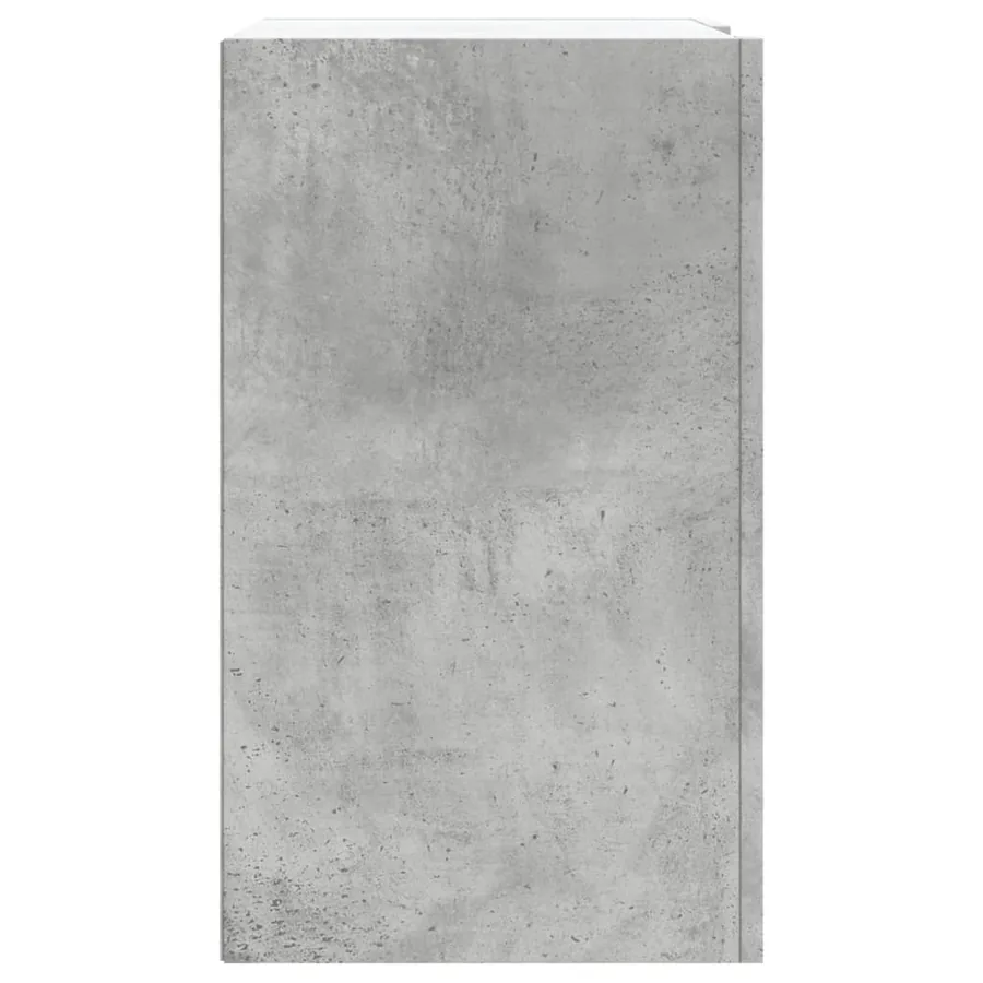 Armoire murale gris béton 75x35x60 cm bois d'ingénierie - 5