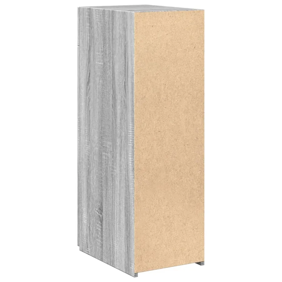 Buffet sonoma gris 30x42,5x93 cm bois d'ingénierie - 4