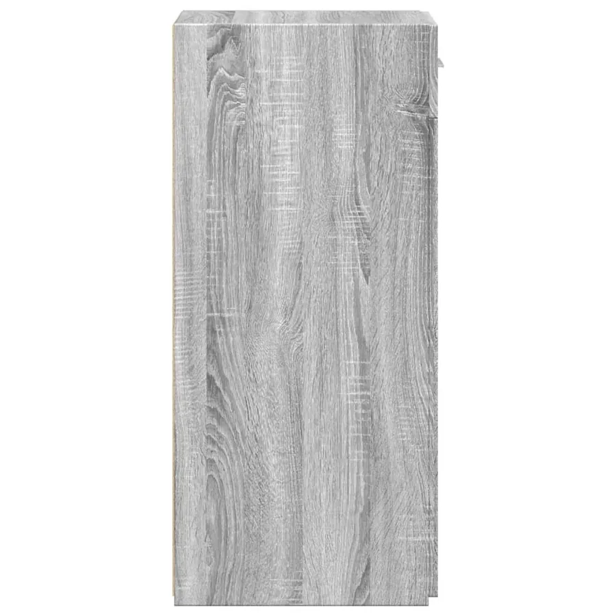 Buffet sonoma gris 30x42,5x93 cm bois d'ingénierie - 5