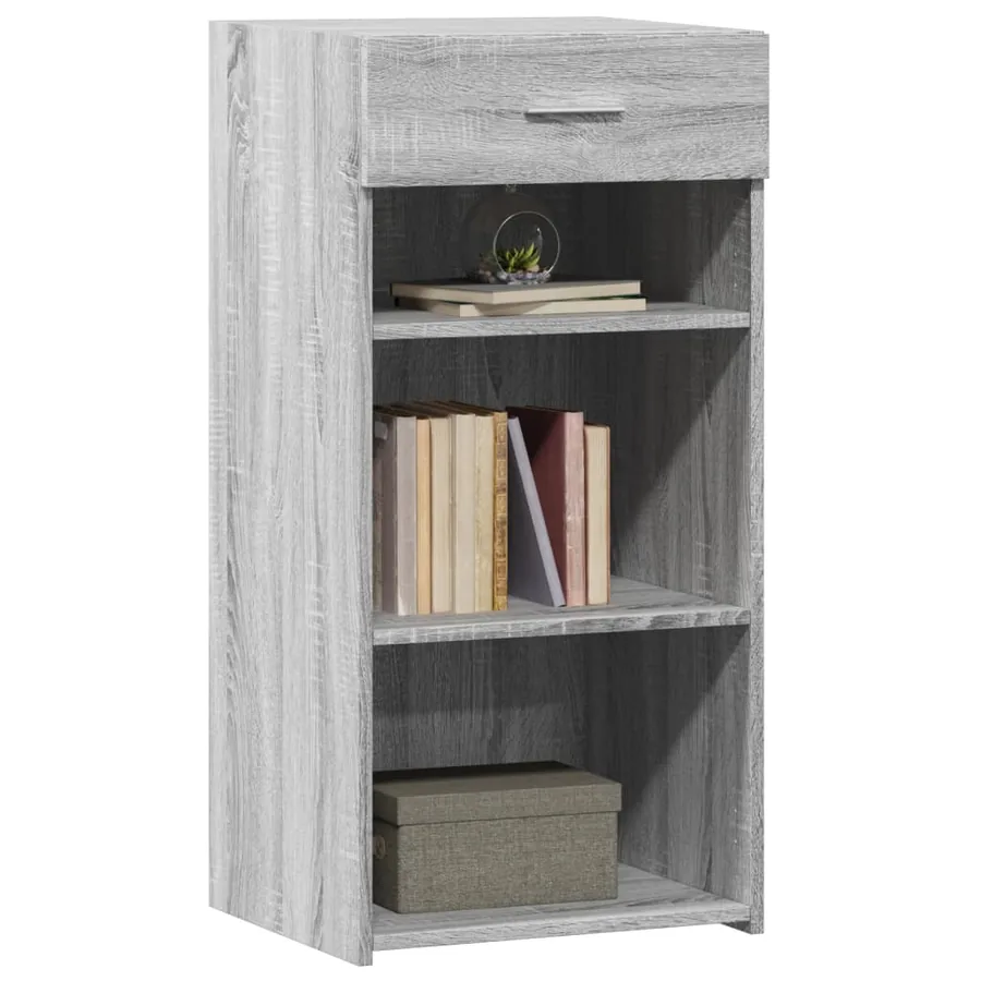 Buffet sonoma gris 45x42,5x93 cm bois d'ingénierie - 3
