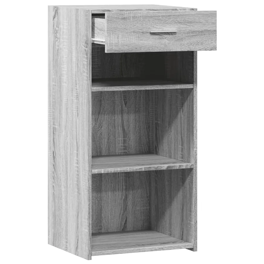 Buffet sonoma gris 45x42,5x93 cm bois d'ingénierie - 7