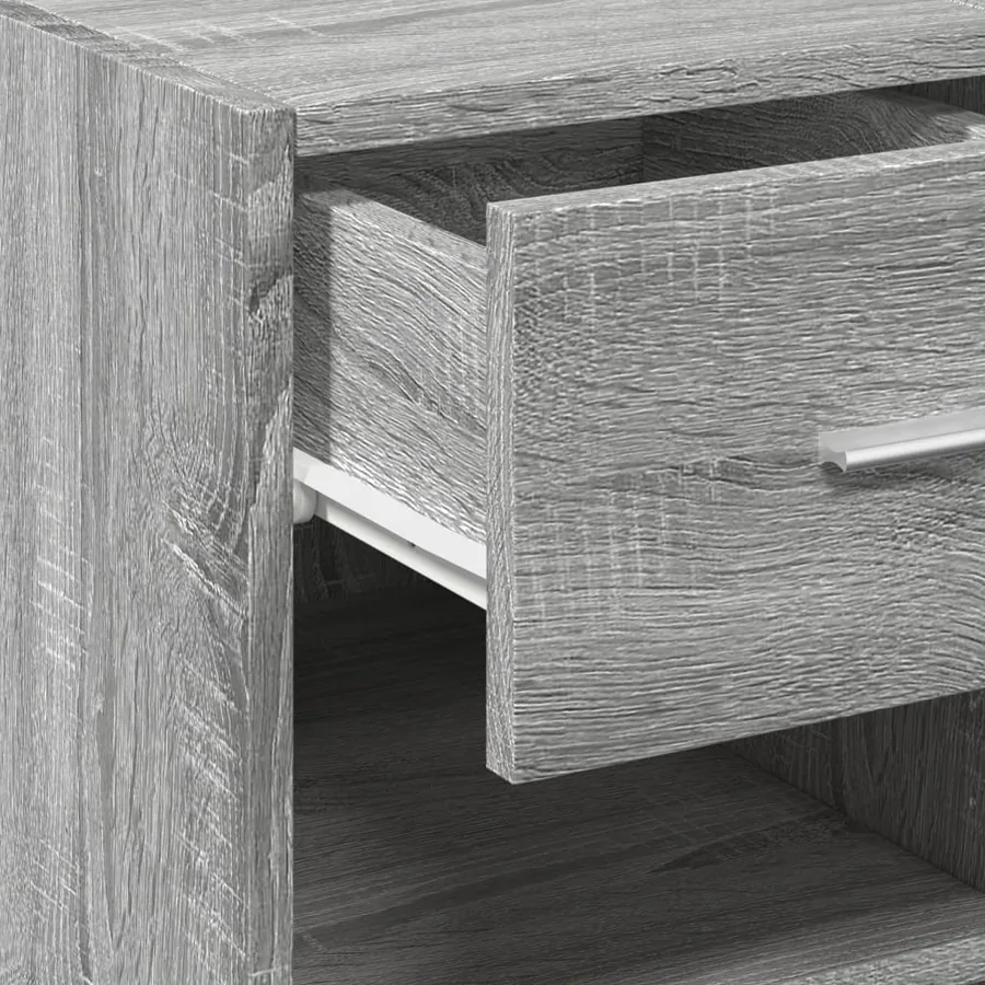 Buffet sonoma gris 45x42,5x93 cm bois d'ingénierie - 8