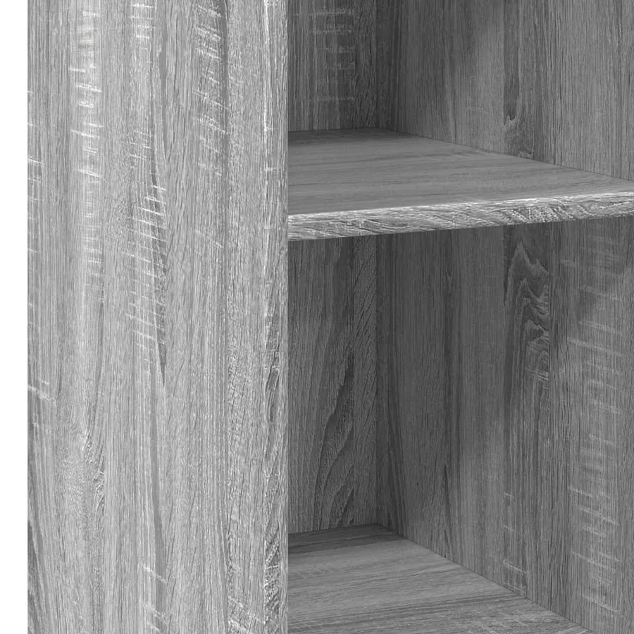 Buffet sonoma gris 30x41x93 cm bois d'ingénierie - 7